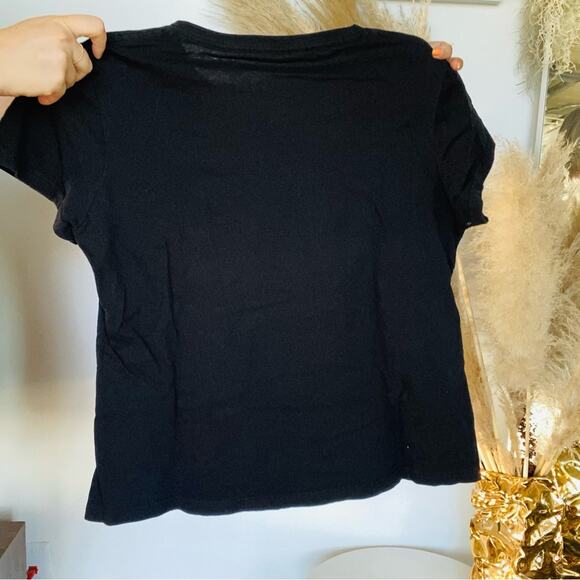 3/$20 VINTAGE Stitched Halloween Fall Autumn Multi Pilgrim Scarecrow Tee Shirt M - Picture 5 of 7